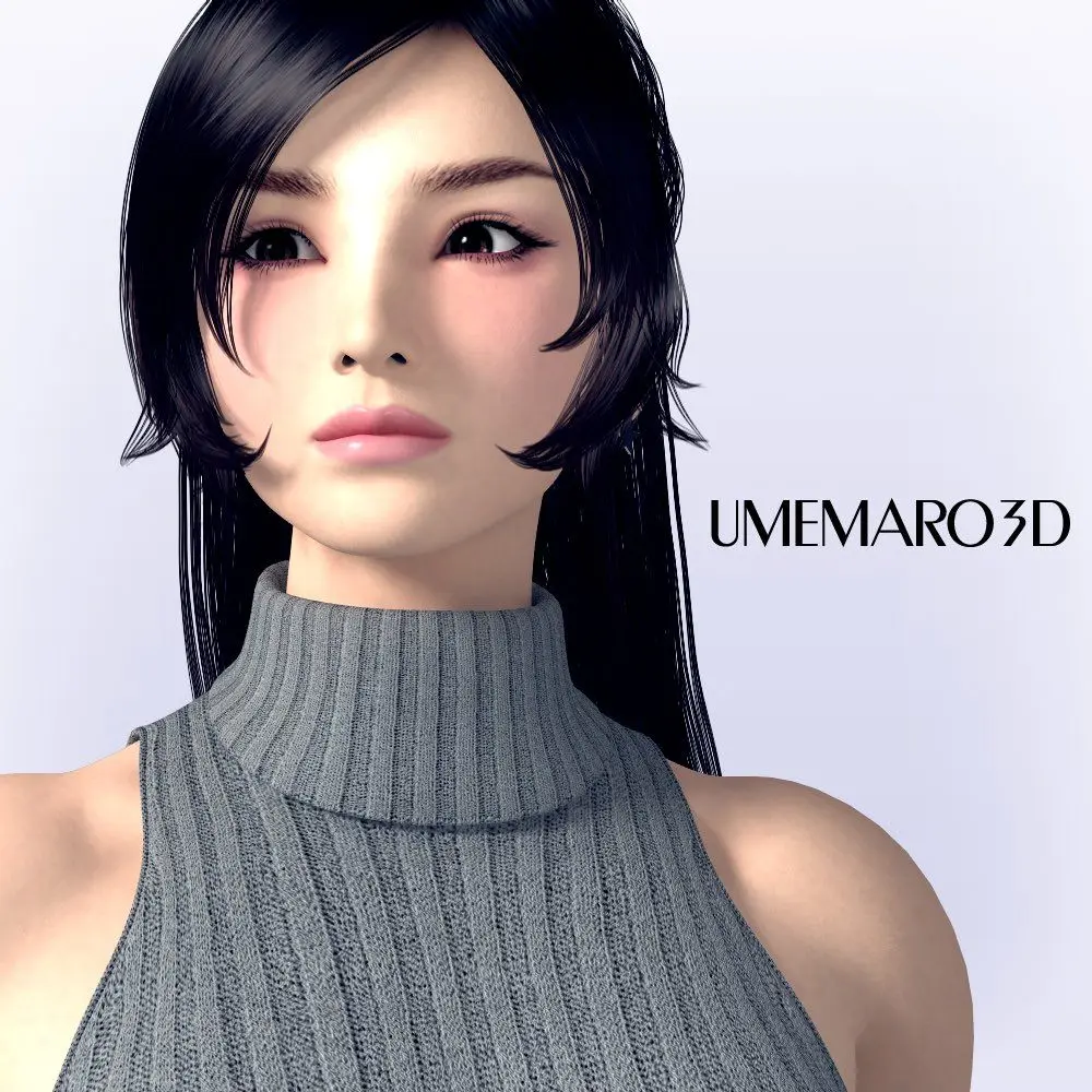 梅麻吕3D合集主视觉图，展示精美的3D角色